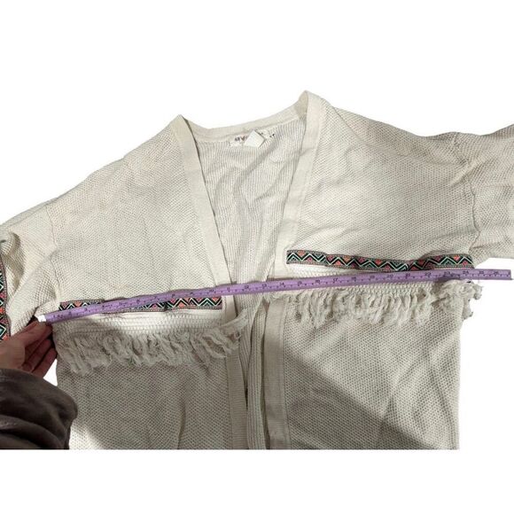 Coachella Official H&M Collab Festival Open Knit Western Fringe Hippie Open Fron - Picture 11 of 15